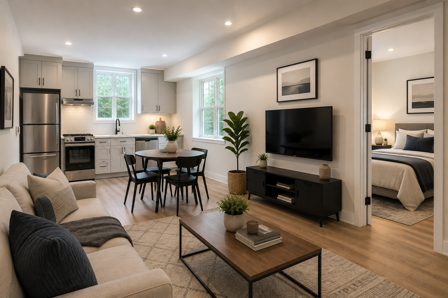Interior second residential unit