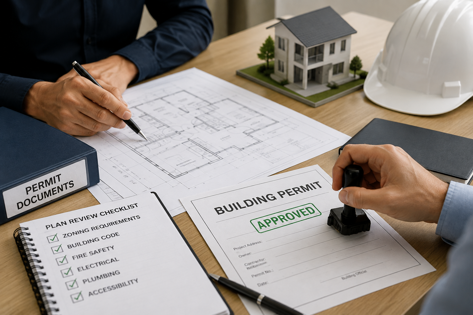 Basement apartment permit review drawings and residential documentation
