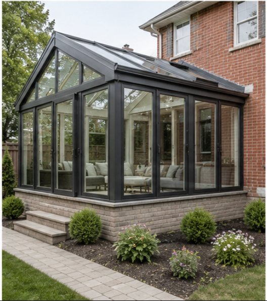 Residential sunroom addition