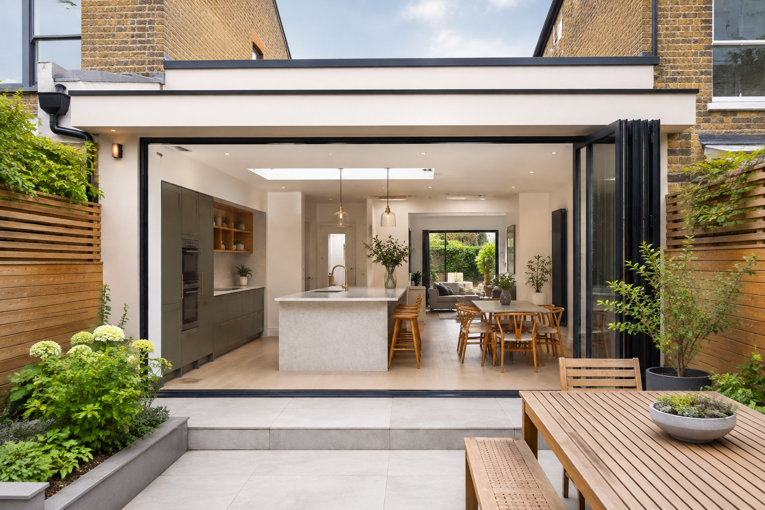 Residential kitchen extension addition